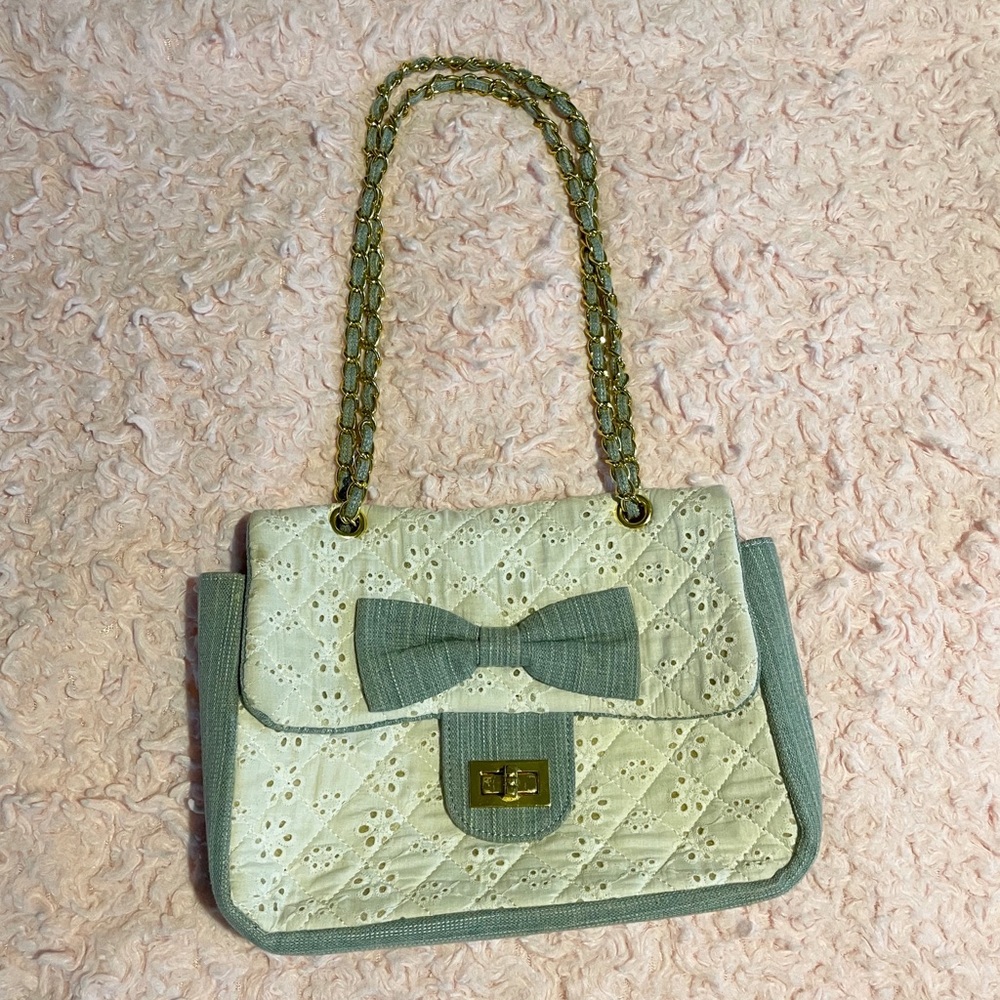 Japanese handbag with bow